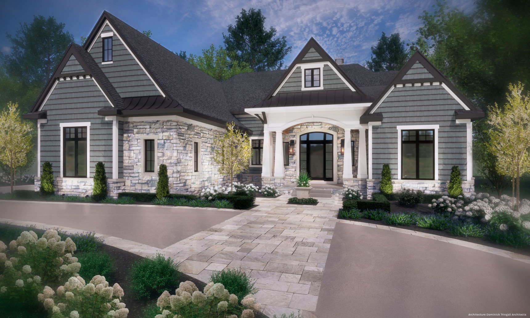 Custom Home Rendering