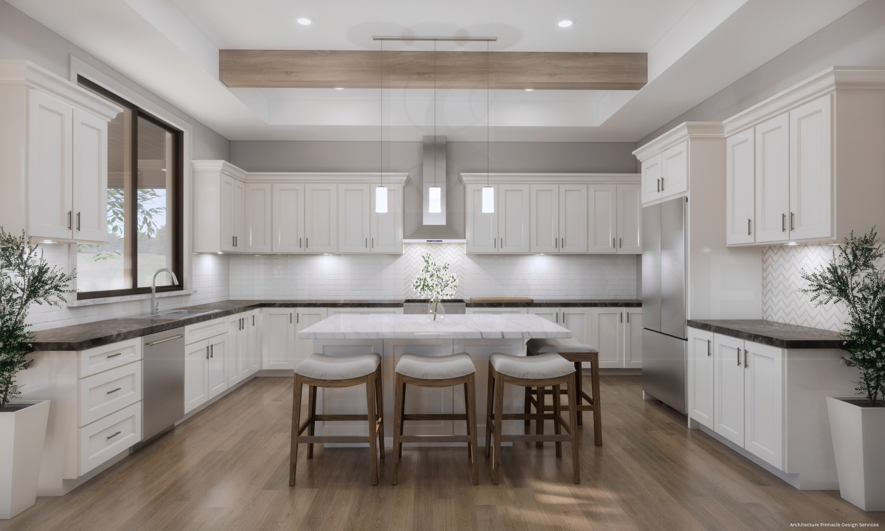 Kitchen Interior Rendering