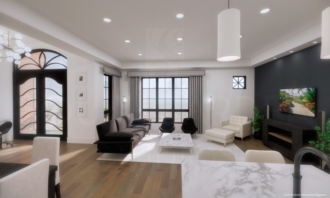 Townhome Interior Rendering 2